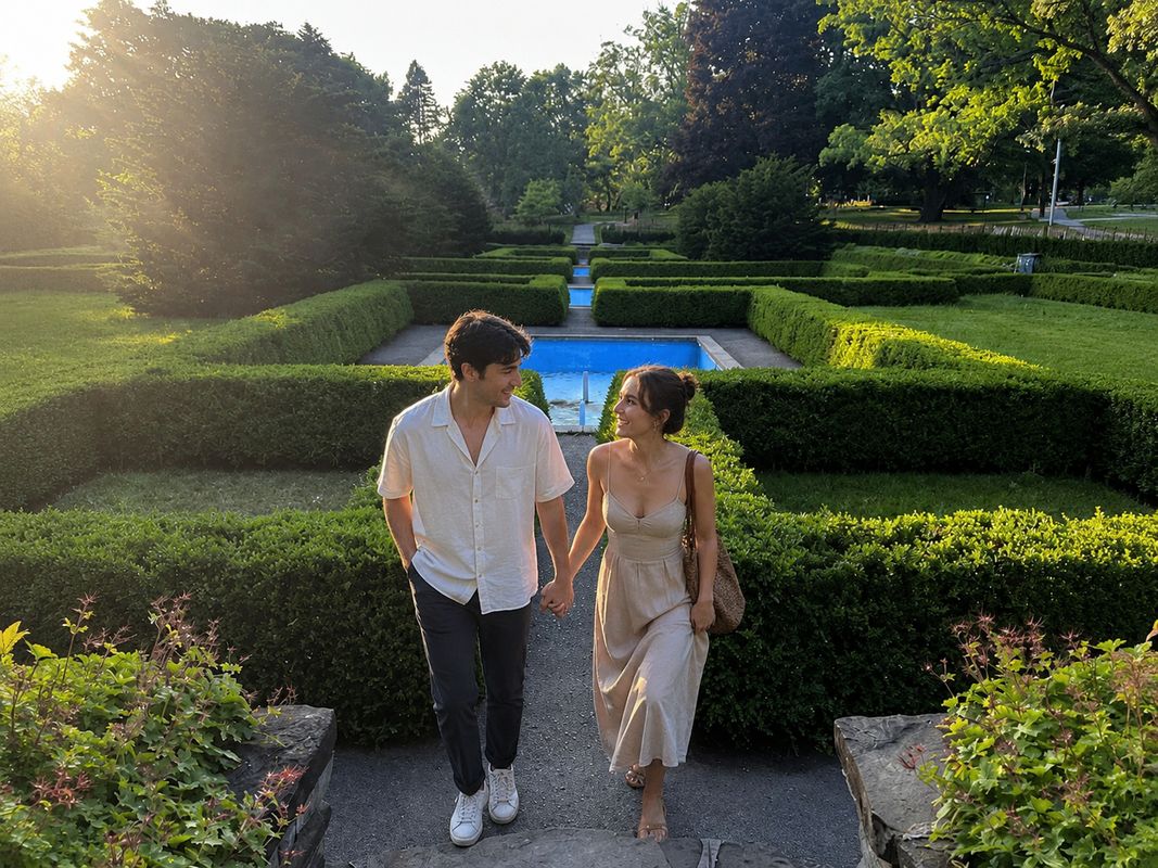Romance at Hillside Gardens