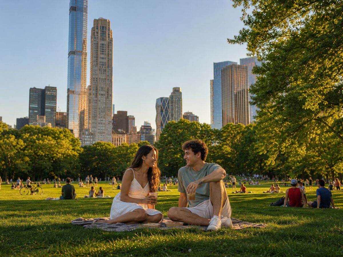 Sheep Meadow Stroll and Romance