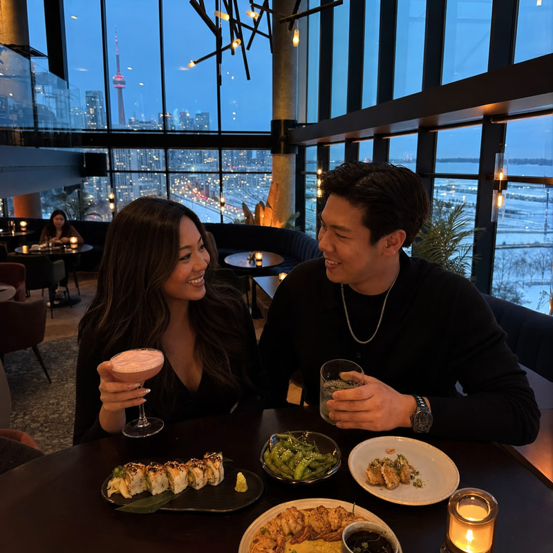 Falcon SkyBar: Twilight Views