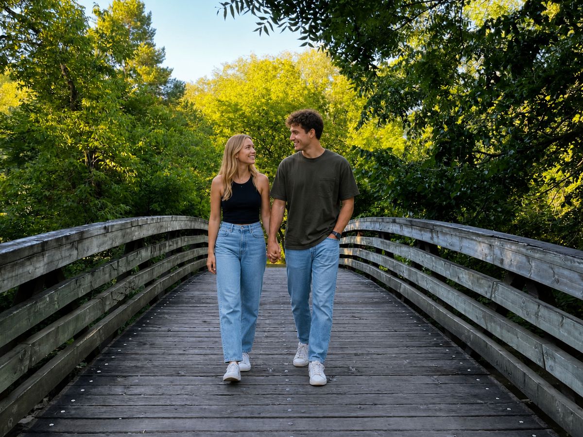 Betty Sutherland Trail Park at Golden Hour