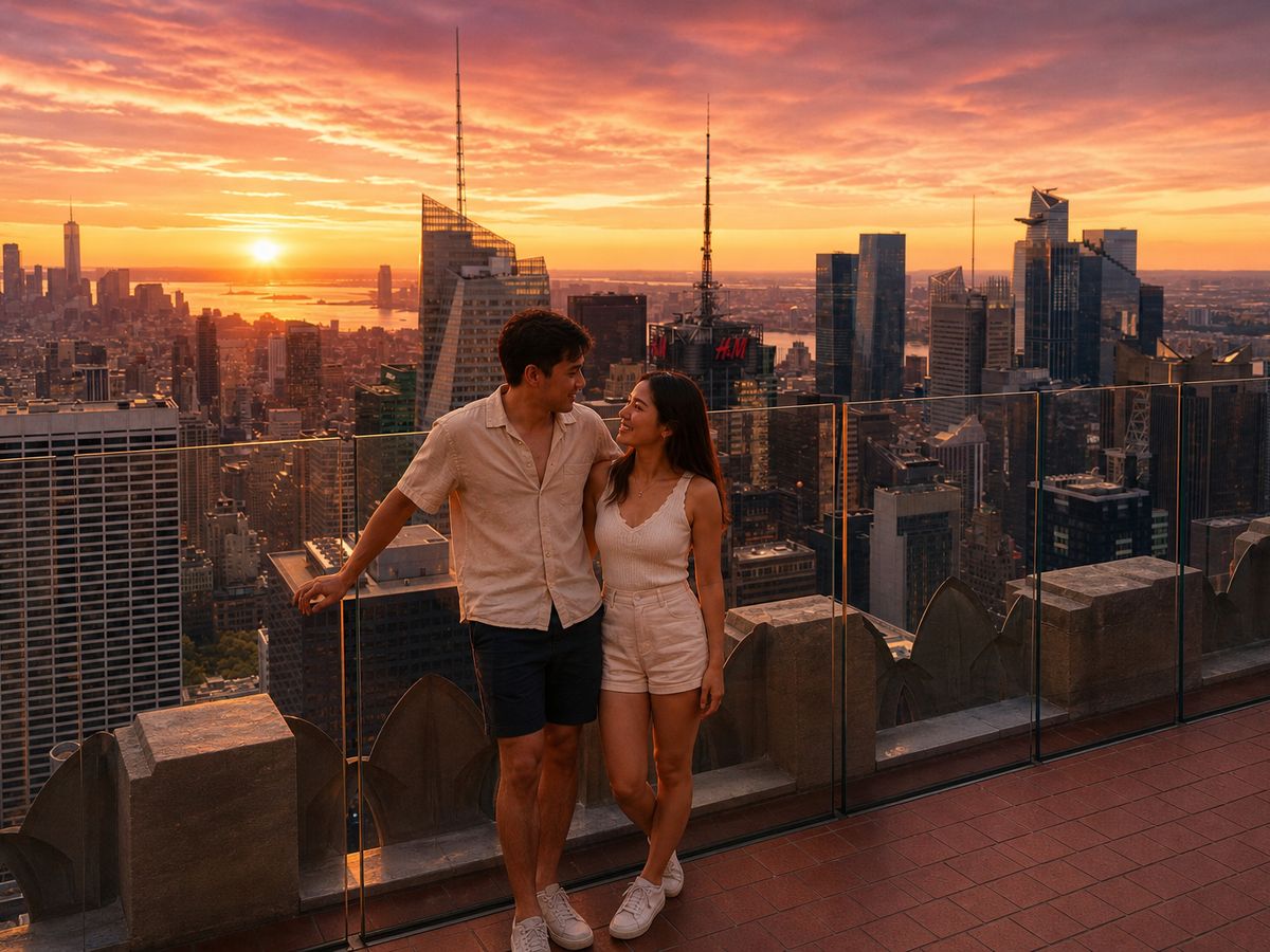 Sunset Serenade at Top of The Rock